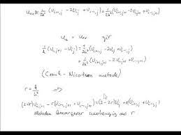 Numercal Solutions For Parabolic
