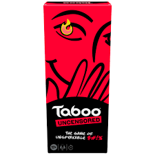 Amazon.com: Hasbro Gaming Taboo Uncensored Board Game for Adults Only |  Ages 17+ | 4+ Players | 20 Mins. Avg. | Hilarious NSFW Party Games for  Adults : Toys & Games