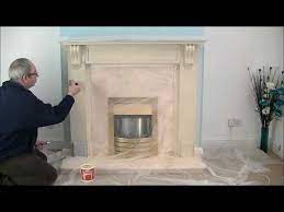 To Paint A Wooden Fireplace Surround