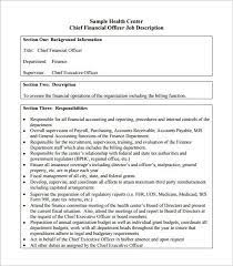 This guide will answer the question of, what does a cfo do? within a company, these responsibilities fall into. Cfo Job Description Template 9 Free Word Pdf Format Download Free Premium Templates