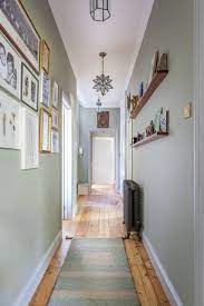 narrow hallway decorating
