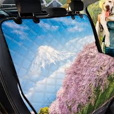 Mount Fuji And Cherry Blossom Print Pet