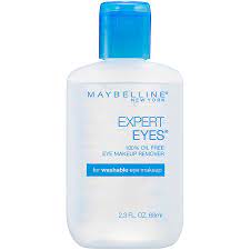 maybelline expert eyes oil free eye makeup remover for washable eye makeup 2 3 fl oz