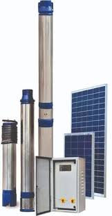 Solar Submersible Pump - 3 HP MNRE Solar Submersible Pump System  Manufacturer from Ahmedabad