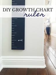 Diy Growth Chart Ruler A Thoughtful Place