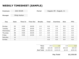 timesheet template in google sheets