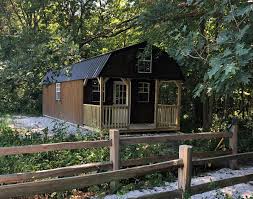 lofted cabin sheds