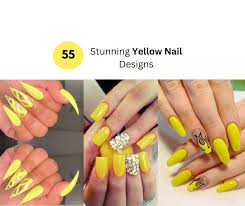 55 stunning yellow nail designs you