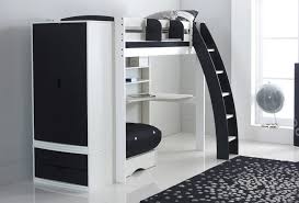 Enjoy free delivery over £40 to most of the uk, even for big stuff. High Sleeper Bed With Desk Shelves Futon Drawers Wardrobe