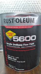rust oleum acrylic urethane floor paint