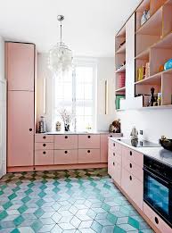 Enjoy your newly updated kitchen or bath. 25 Pink Kitchens That Are Totally Adorable Shelterness
