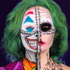 makeup artist creates joker look four