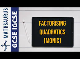 factorising monic quadratic expressions