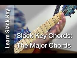 Slack Key Chords The Major Chords Taro Patch Or Open G Tuning Ki Hoalu