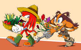 Sonic Adventure with Knuckles and Sticks
