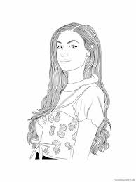 We hope you enjoy our online coloring books! Beautiful Girl Coloring Pages For Girls Beautiful Girl 1 Printable 2021 0197 Coloring4free Coloring4free Com