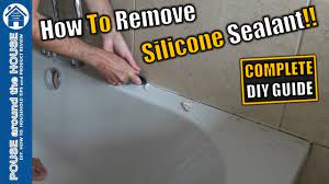 how to remove silicone sealant diy