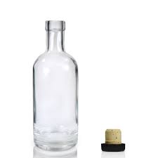350ml Glass Polo Bottle Cork Cap