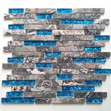 Stone And Glass Mosaic Tile For Wall
