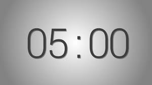 5 Minutes Countdown Timer Beep At The End Simple Timer Five Min