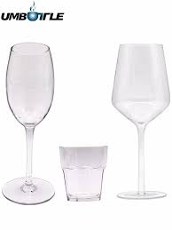 unbreakable acrylic wine glasses made