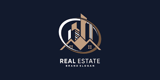 real estate logo design with creative