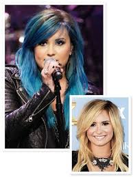 Demi lovato constantly changes her hair look and colour. Demi Lovato Dyes Her Hair Blue And Has An Exciting Launch On The Way Instyle