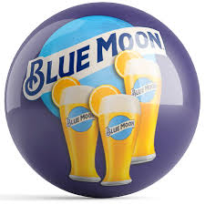 Blue Moon Dark Blue Beer Glasses Ball