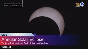 Lebih menarik lagi, fenomena ini dapat dilihat di keseluruhan malaysia! Planetarium Negara Gerhana Matahari Anulus Cincin Facebook