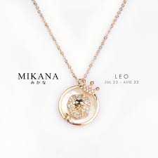 Mikana Zodiac Virgo Otomeza 18k Gold Plated Pendant Necklace accessories  for women fashion korean free shipping sale japanese gift box | Lazada PH