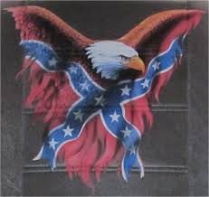 Confederate Flag Eagle Bench Sm Truck
