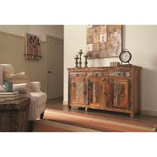 reclaimed wood accent cabinet living