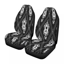Ace Of Spades Damask Car Seat Cover
