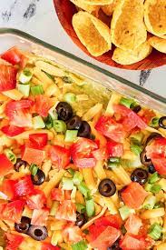 easy taco dip with refried beans game