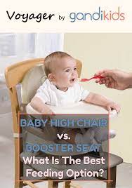high chair vs booster seat what you