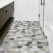 decorate floors with hexagons lokoloko
