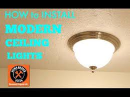 Modern Ceiling Lights How To Install