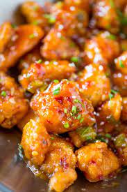 Sweet Chili Chinese Chicken gambar png
