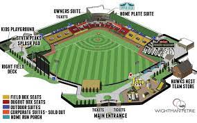 Take 10th street south to sun valley boulevard. Seating Chart South Bend Silver Hawks Coveleski Stadium South Bend Seating Charts Seating