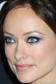 I also used this color on the inner corner of the eyes. Pretty Eye Makeup Olivia Wilde At The New York Premiere Of Django Unchained At The Ziegfeld Theatre In New Y Olivia Wilde Skin Shades Beautiful Green Eyes