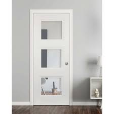 Lite Clear Glazed White Primed Door
