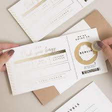 travel ticket gift by twist stationery