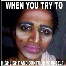 funny contouring memes