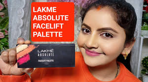 lakme absolute facelift palette review