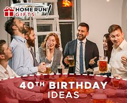 40th birthday party ideas for men
