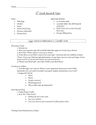  th Grade Research Paper Rubric State Report Research Project   Opinion Writing