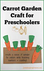 Carrot Garden Craft For Preschoolers