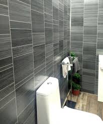 Executive Grey Tile Effect Bathroom