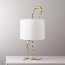 Archibald Brass Bird Table Lamp