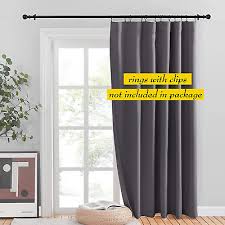 Sliding Door Curtains Wide Thermal